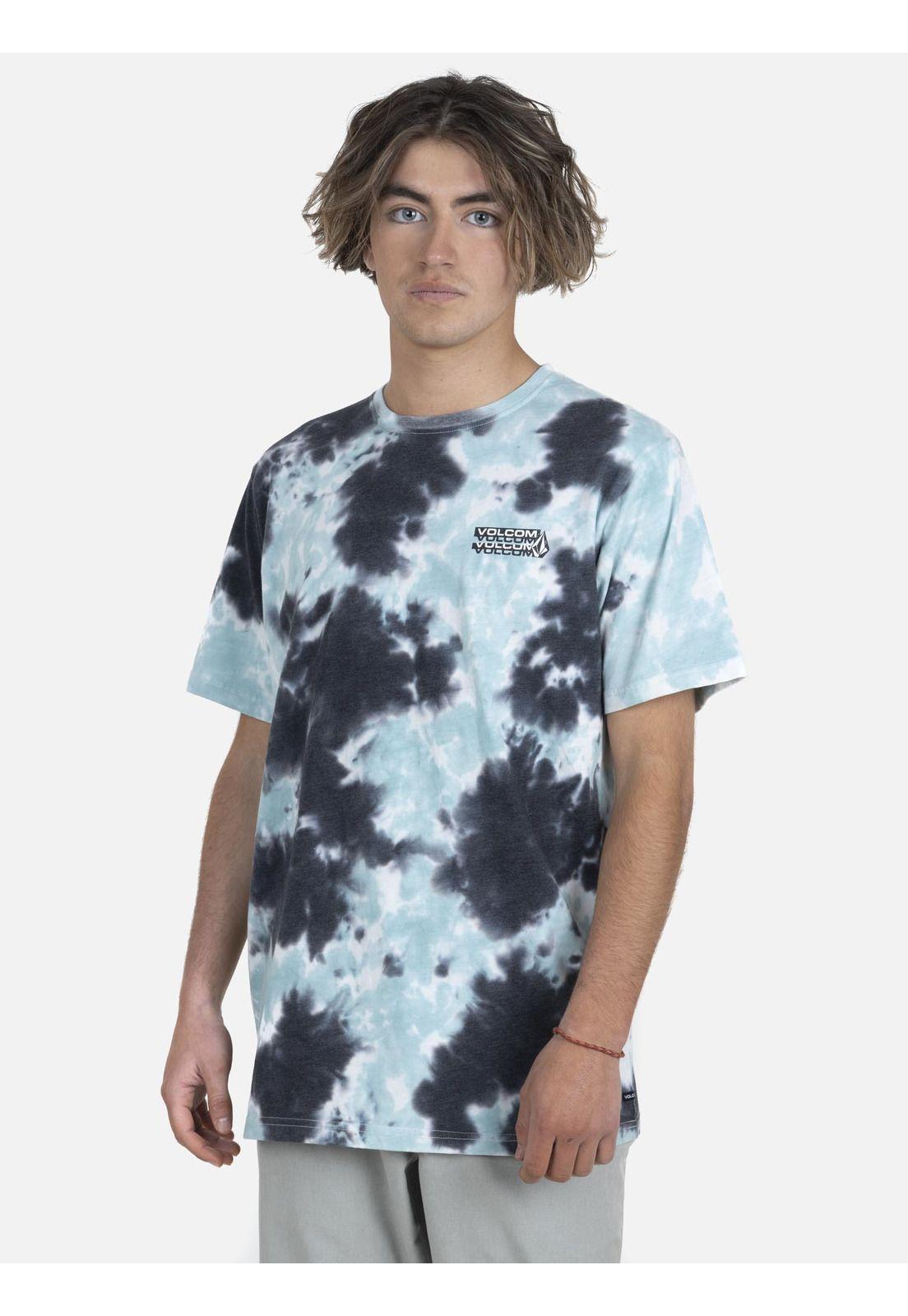 Polera M/C Premium Hombre 7P165-MV22 Celeste Volcom-0