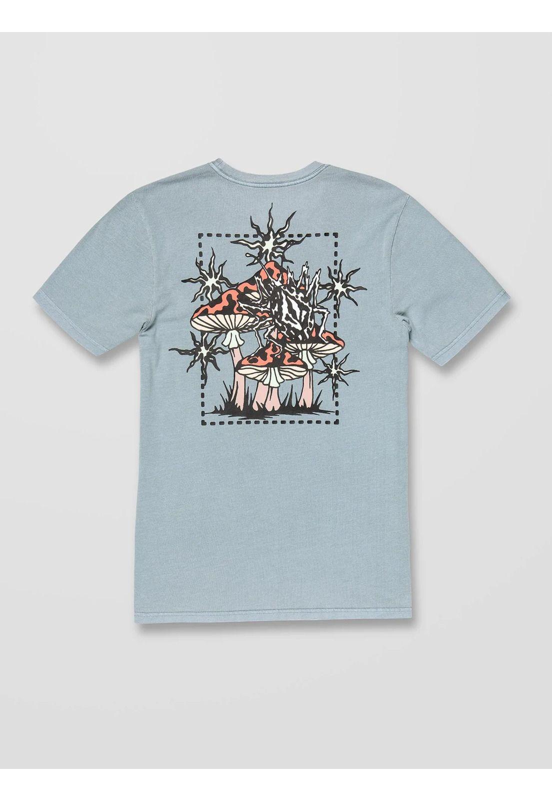 Polera WIDGETS SS TEE Hombre Celeste Volcom-3