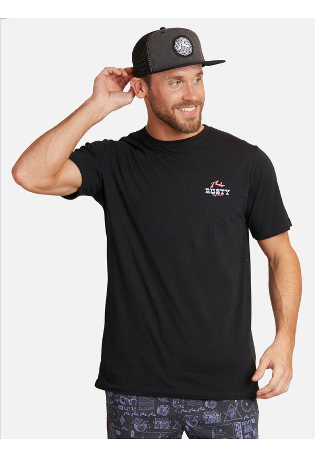 Polera Our Science Sst Negro Hombre Rusty-0