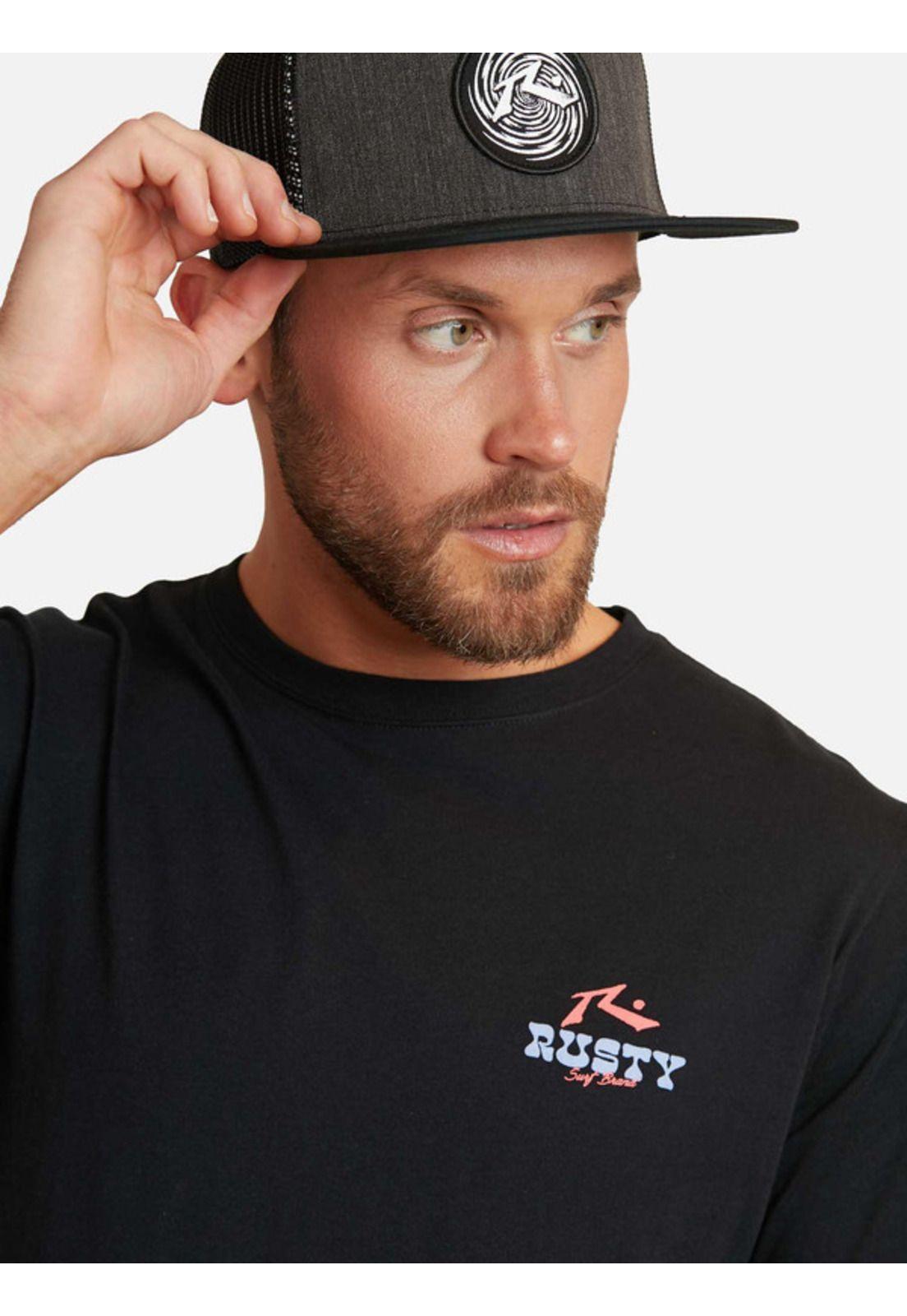 Polera Our Science Sst Negro Hombre Rusty-2