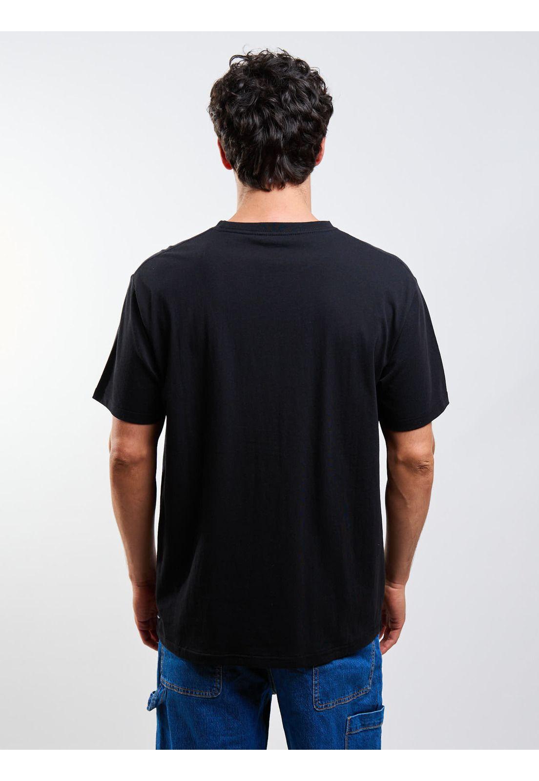 Polera MC Stoneblanks Bsc Negro Hombre Volcom-4