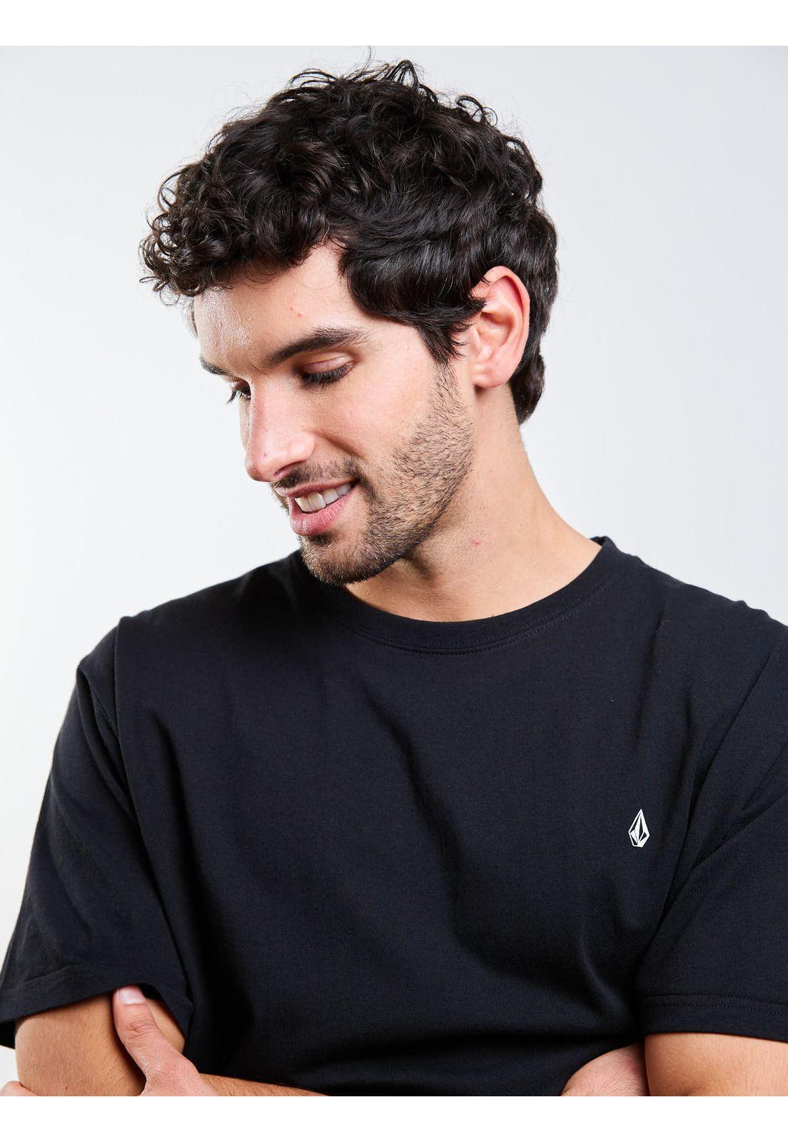 Polera MC Stoneblanks Bsc Negro Hombre Volcom-6