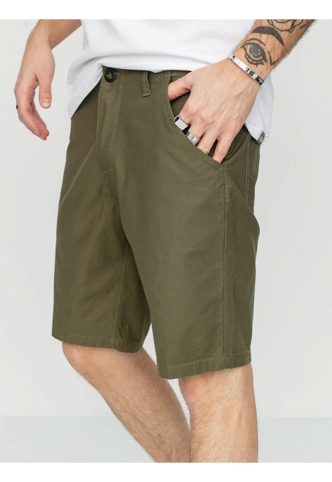 Bermuda Clasico Hombre 7B103-MV21 Verde Volcom-1