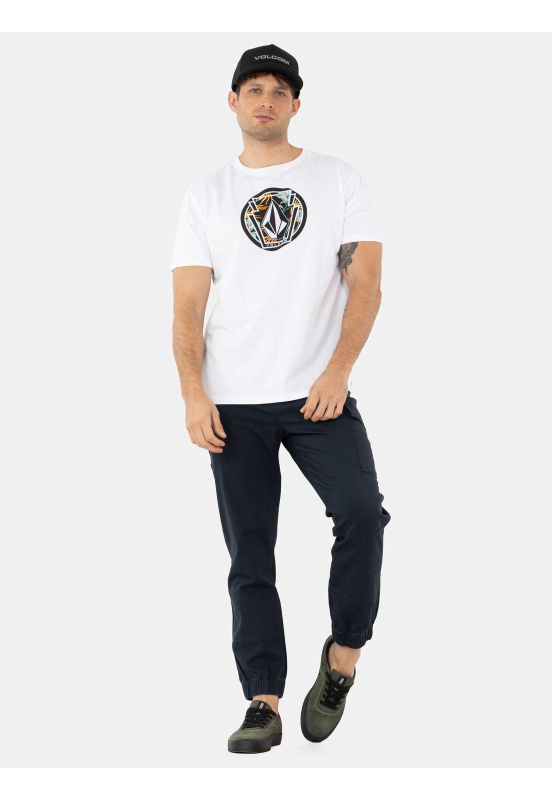 Polera MC Melting Blanco Hombre Volcom-3