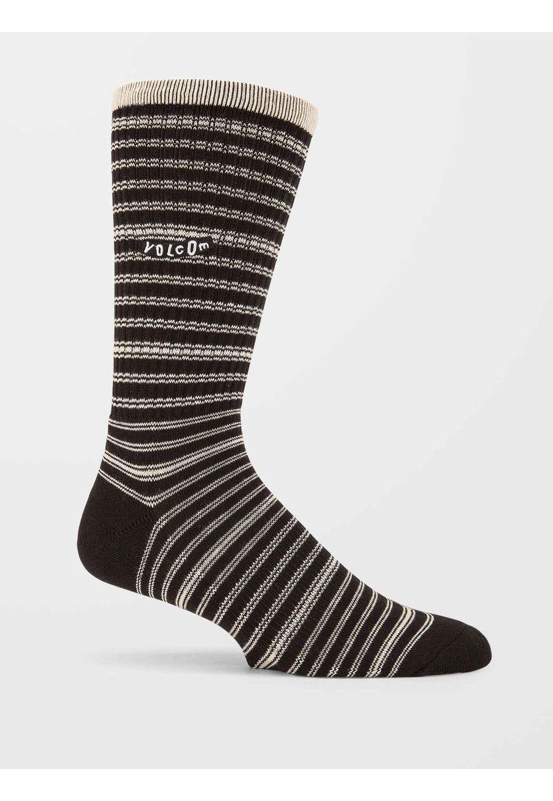 Socks Stripes Negro Hombre Volcom-3