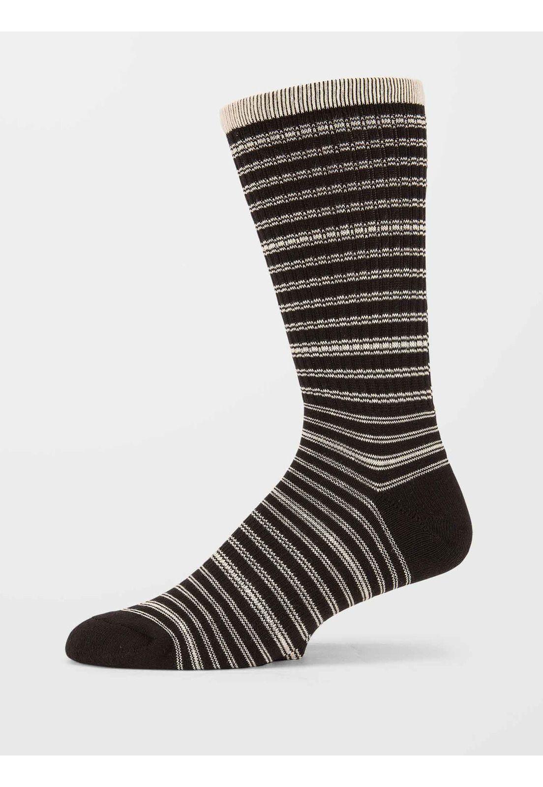 Socks Stripes Negro Hombre Volcom-2