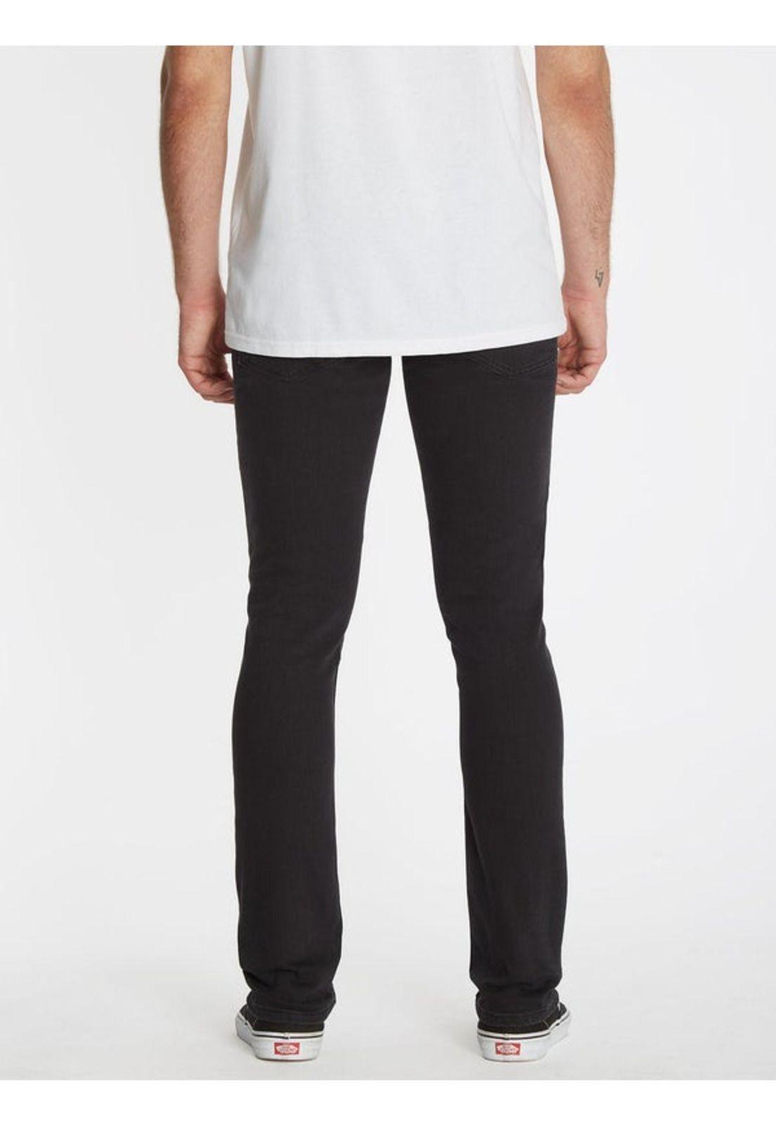 Pantalón 2X4 DENIM Hombre Negro Volcom-1