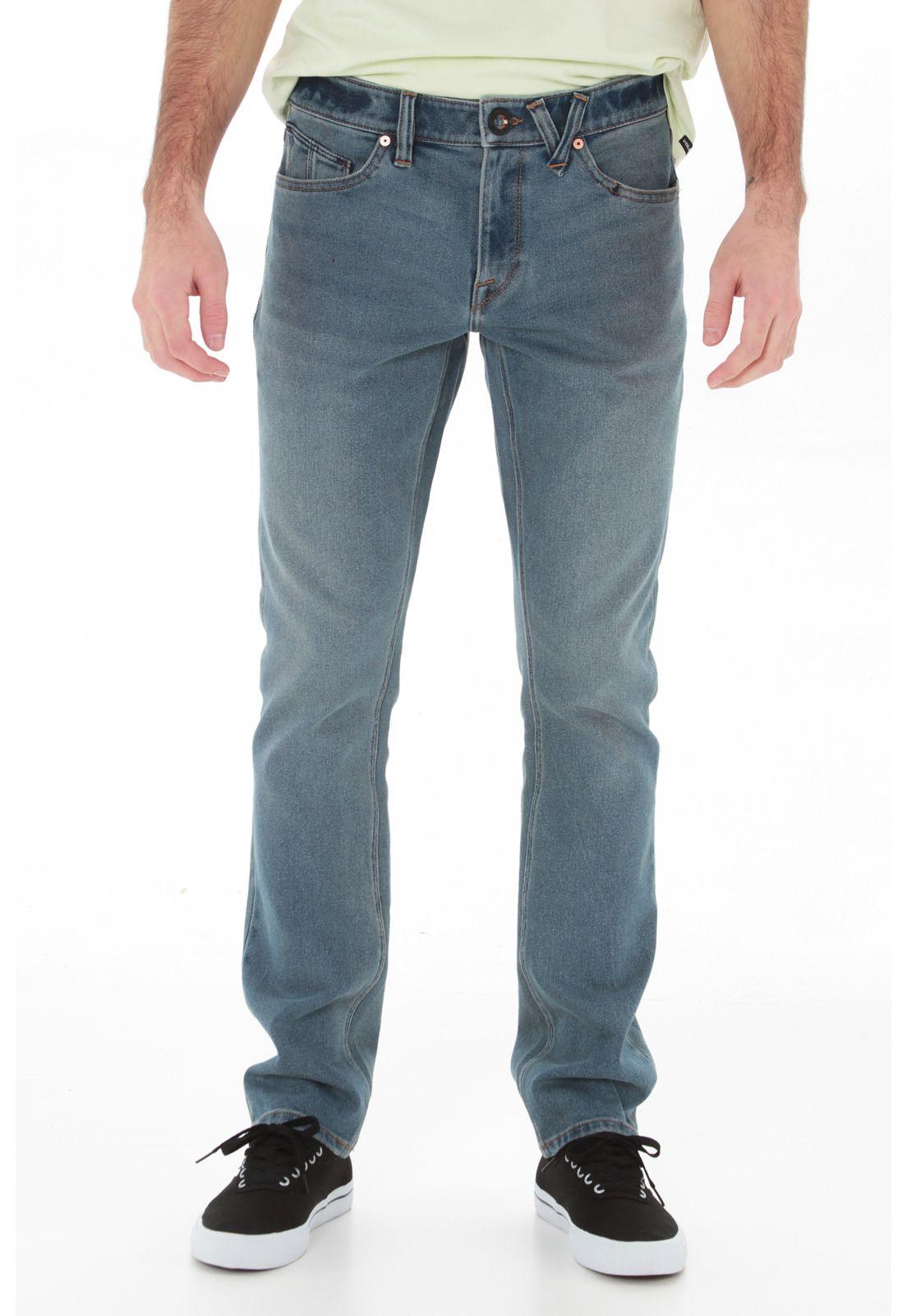 Pantalon Jeans Hombre 7N124-MV21 Gris Volcom-0