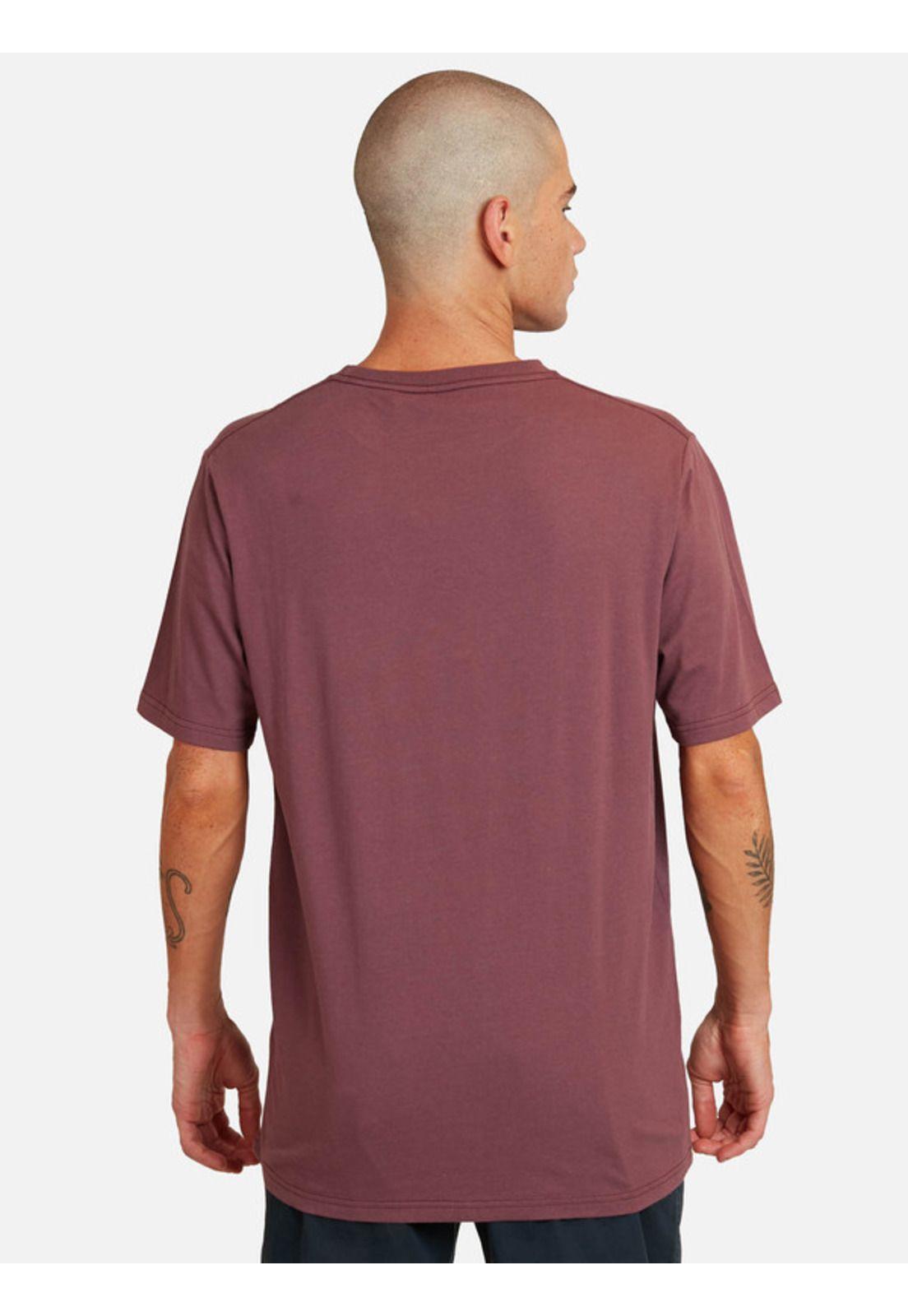 Polera Blanks Pckt Std Rojo Hombre Volcom-1