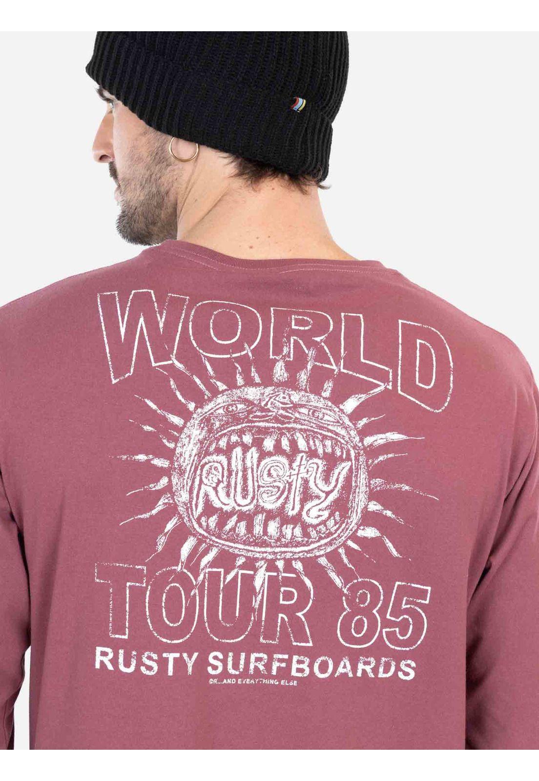 Polera ML Offtrack Burdeo Hombre Rusty-2