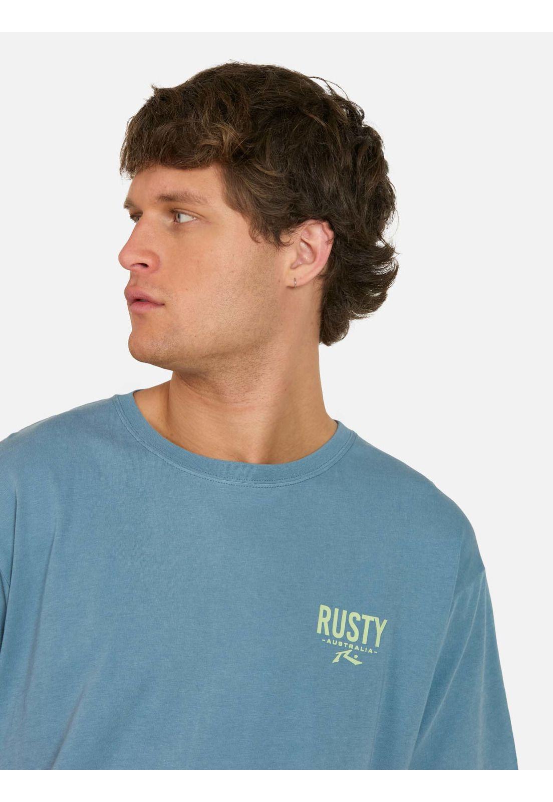 Polera MC Firn Azul Hombre Rusty-2
