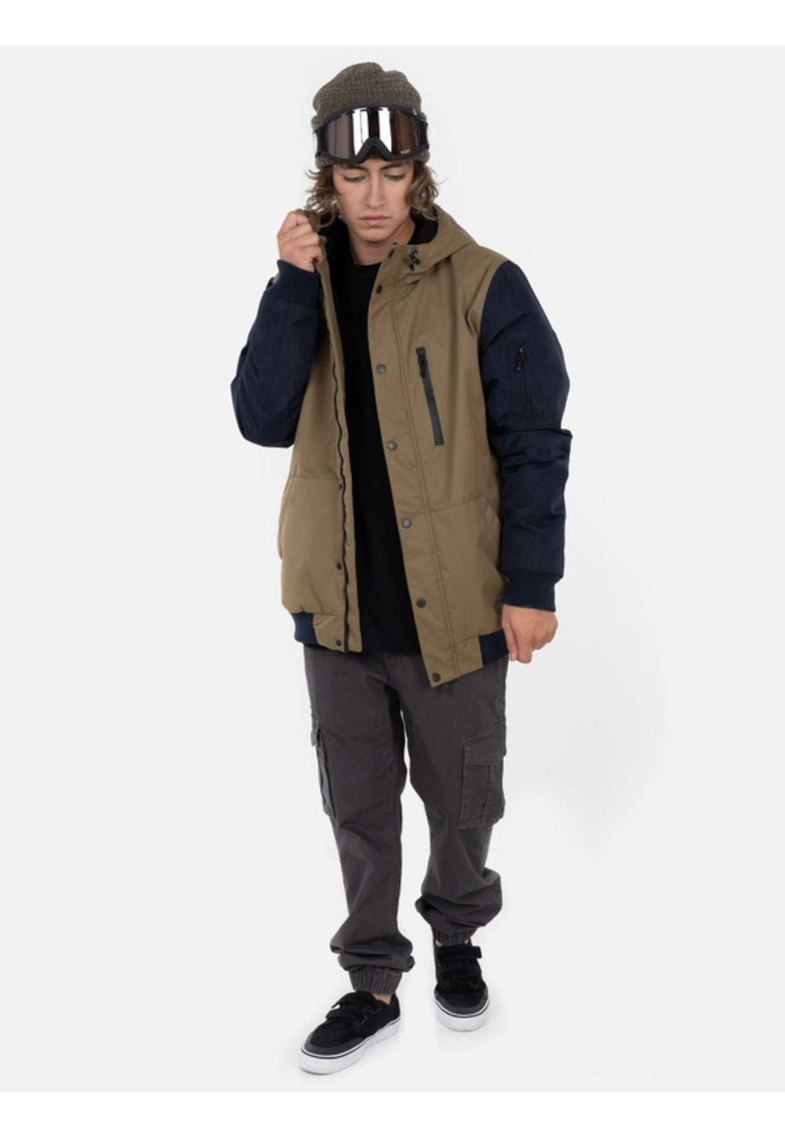Chaqueta BROWN BOMBER Hombre Café Rusty-3