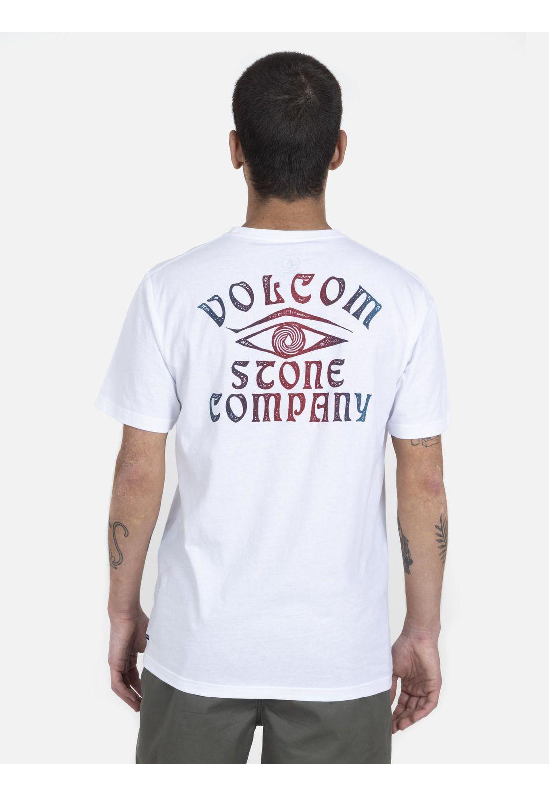 Polera M/C Básica Hombre 7P218-MV22 Blanco Volcom-1