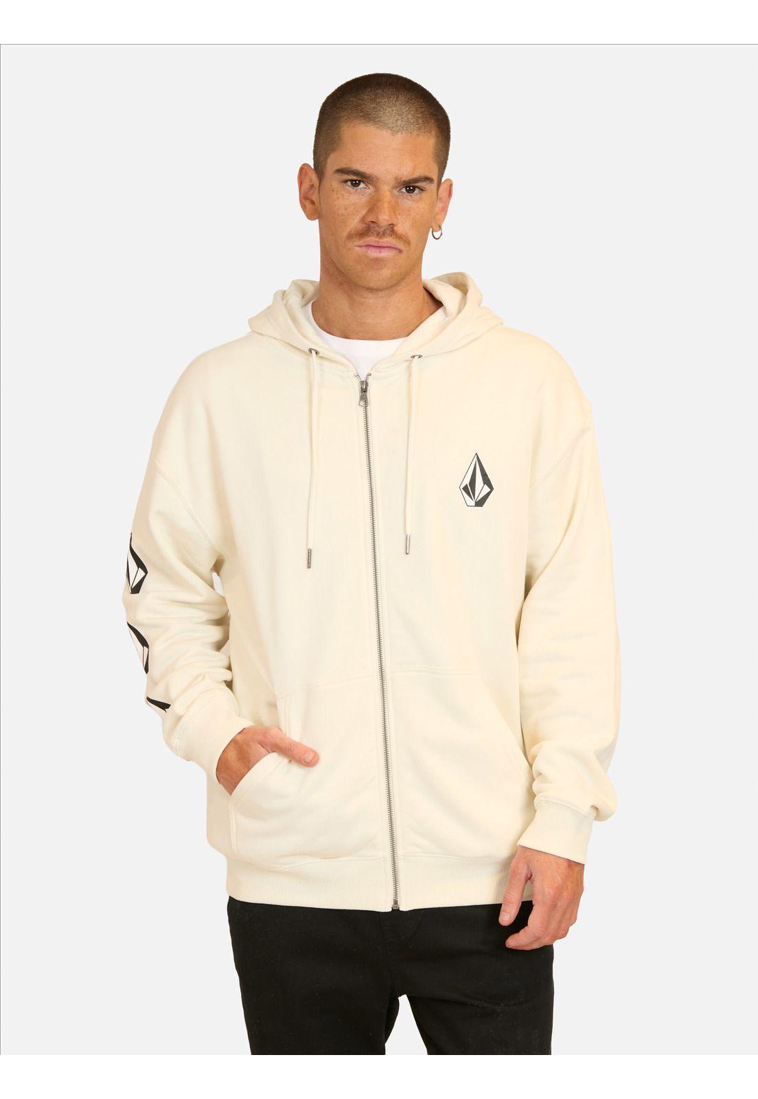 Poleron FZ Flow Beige Hombre Volcom-0