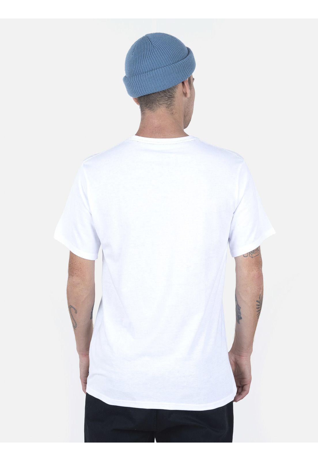 Polera Hombre CLOUDER S/S TEE Blanco Volcom-1