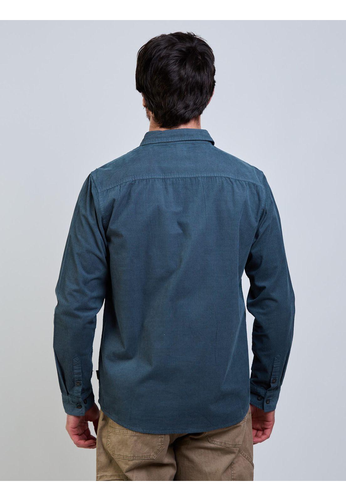 Camisa ML Nitro Azul Hombre Volcom-1