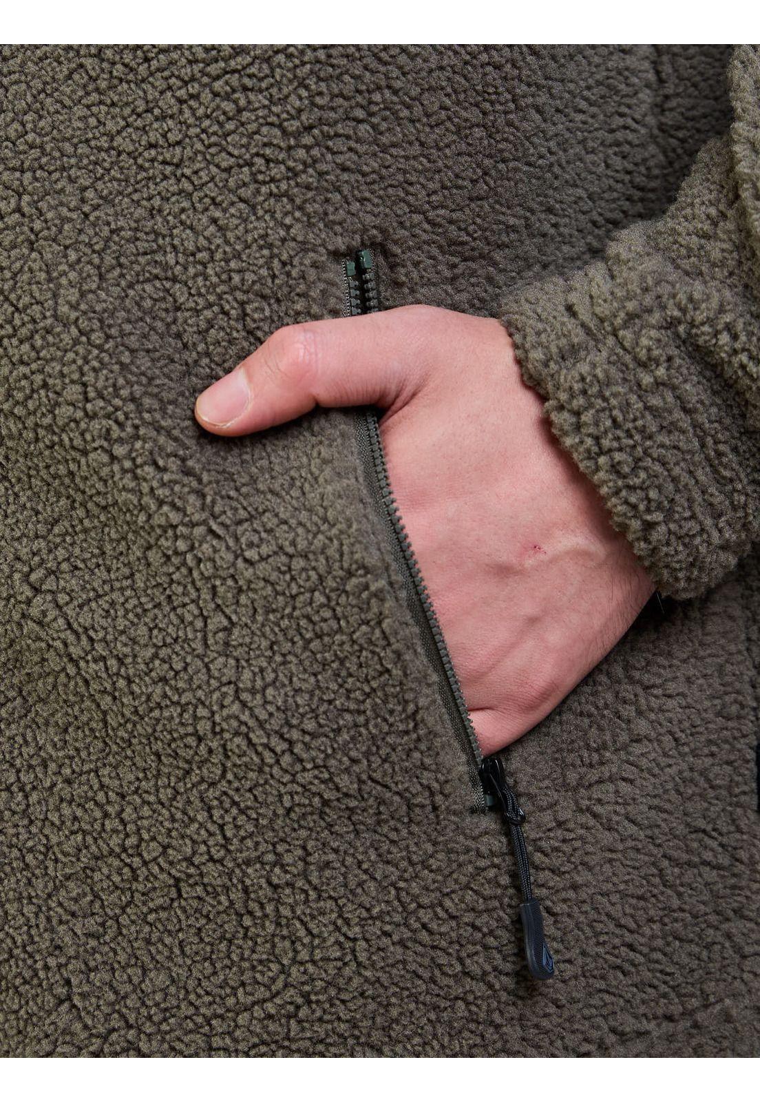 Poleron Bonded Dark Swell Verde Hombre Volcom-5