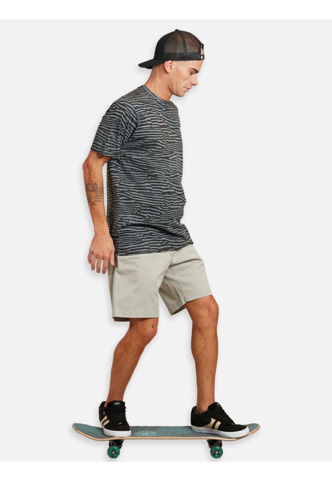 Polera M/C  Mod Utopia Scallop Multicolor Hombre Volcom-4