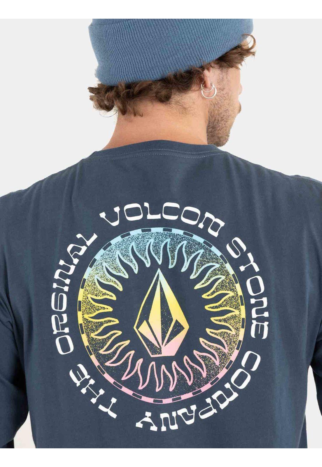 Polera Sol´D Out Ls Tee Azul Marino Hombre Volcom-2