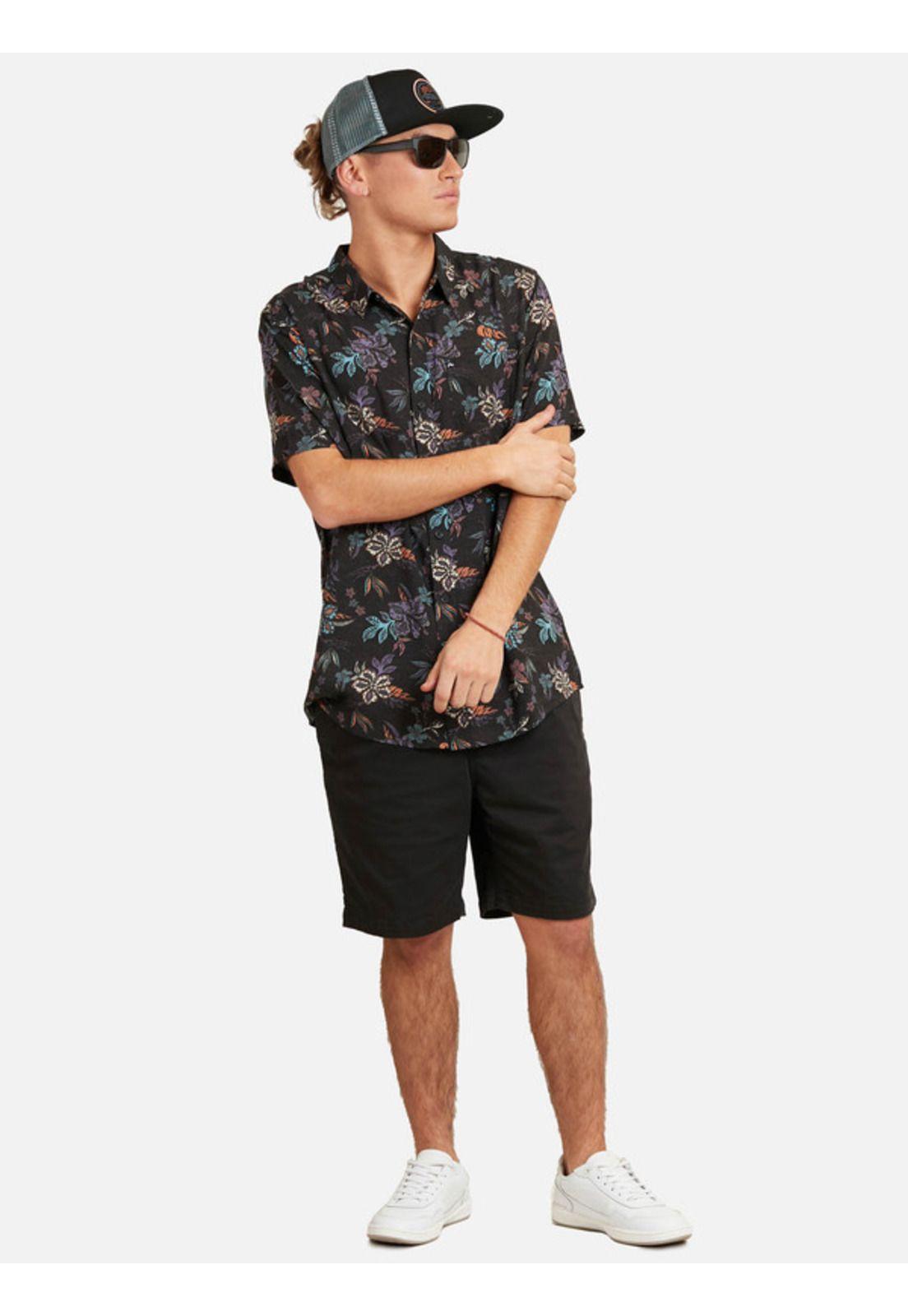 Camisa Nomadic Neon Multicolor Hombre Rusty-4