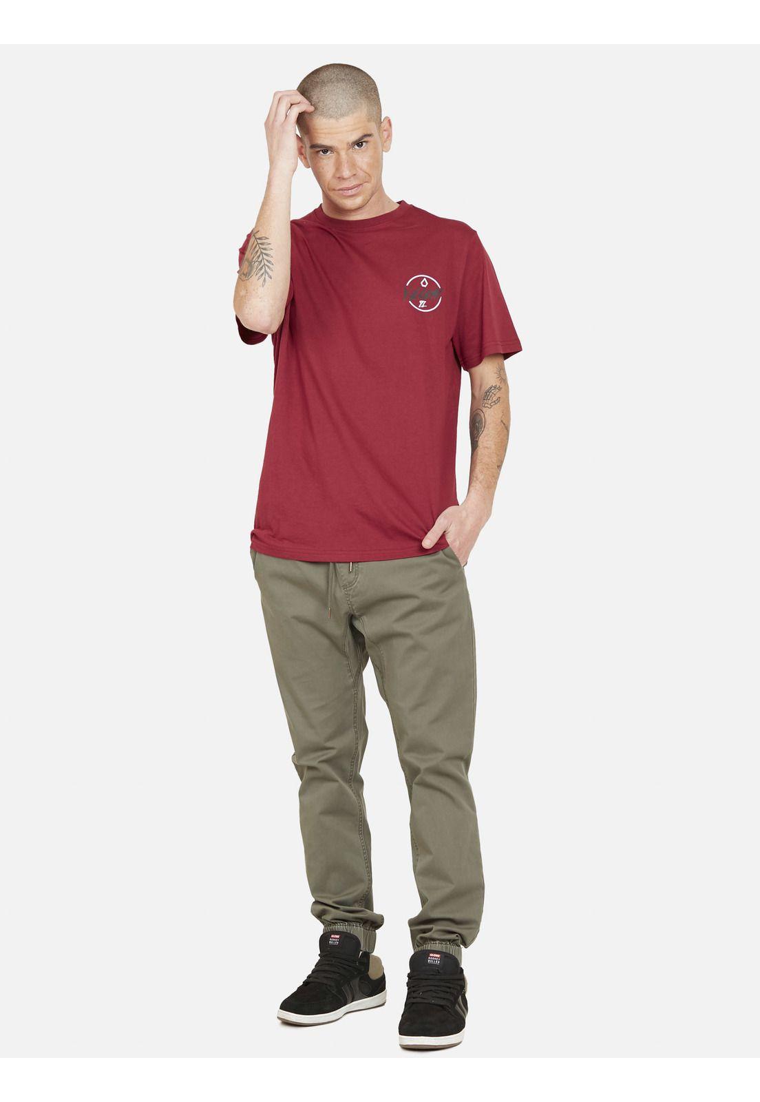 Pantalón Jogger 7N122 Hombre Verde Volcom-2