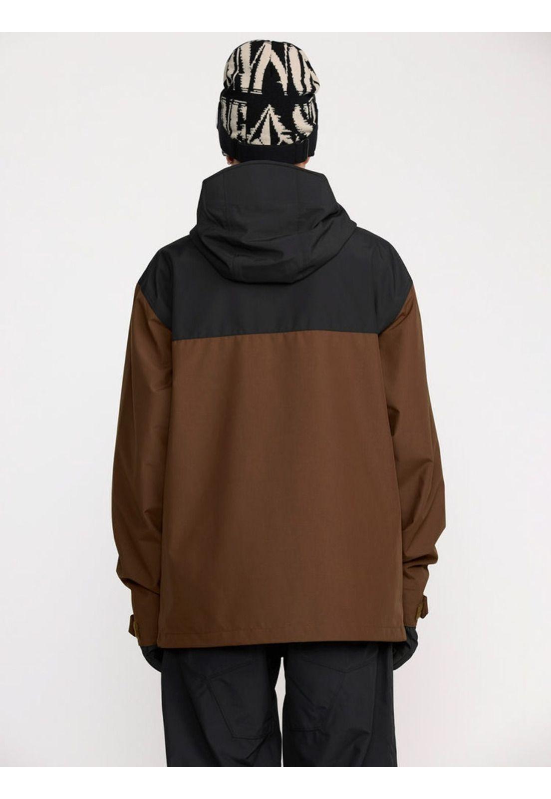Parka Snow Buckthreeeighty Brown Café Hombre Volcom-1