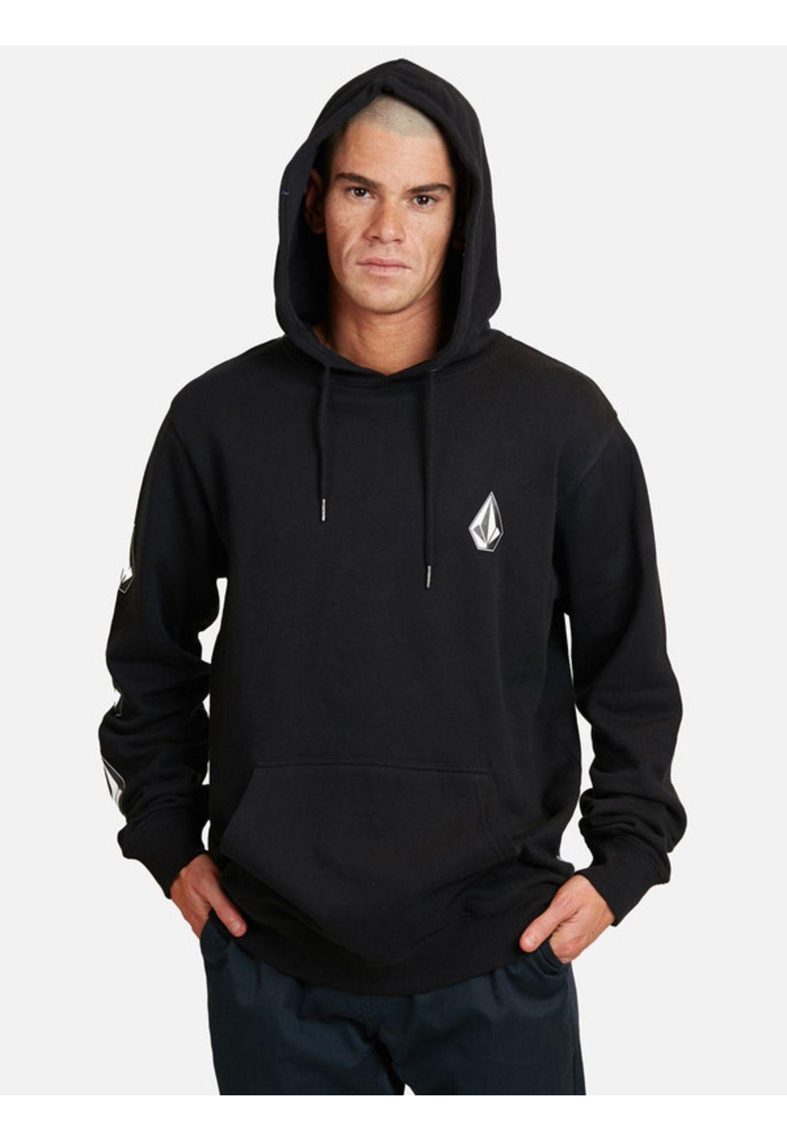 Poleron Cosmic Elixir Negro Hombre Volcom-0
