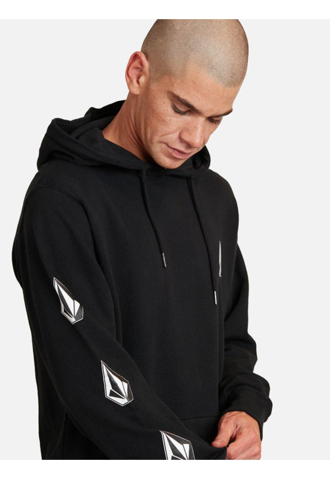 Poleron Cosmic Elixir Negro Hombre Volcom-2
