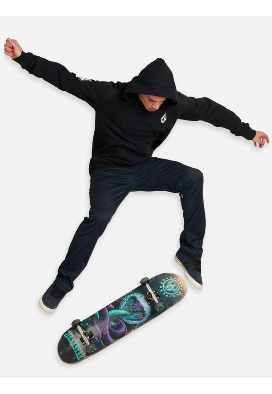 Poleron Cosmic Elixir Negro Hombre Volcom-3