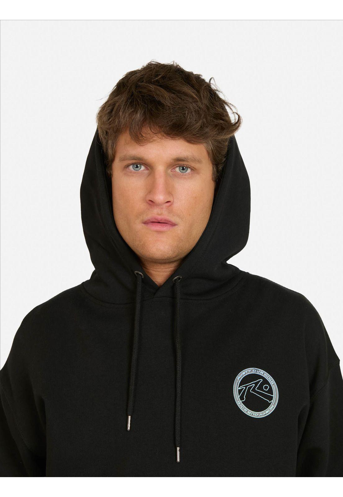 Poleron Canguro Boreal Negro Hombre Rusty-2