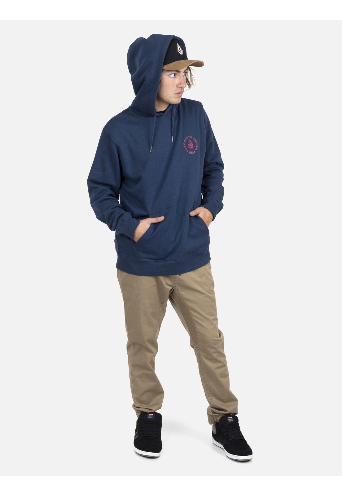 Poleron Hombre 7O148-MV22 Azul Volcom-3