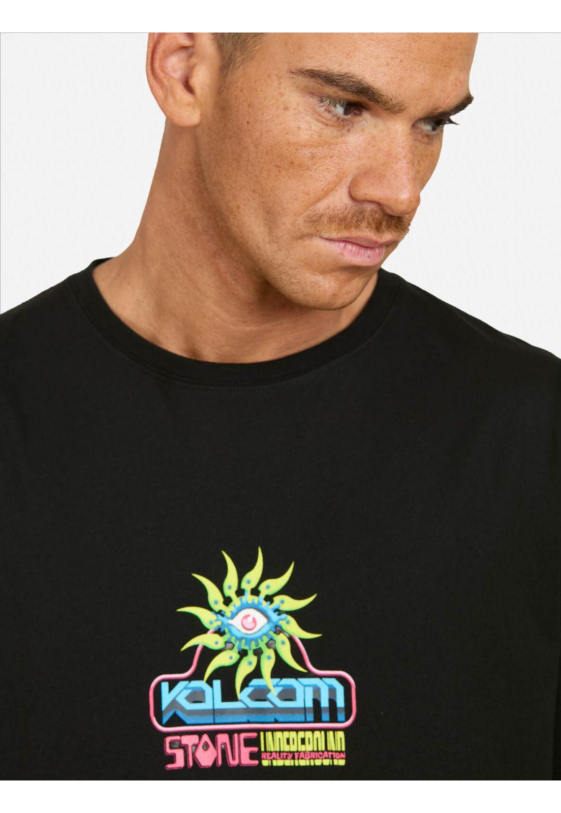 Polera MC Reallity Fab Negro Hombre Volcom-2