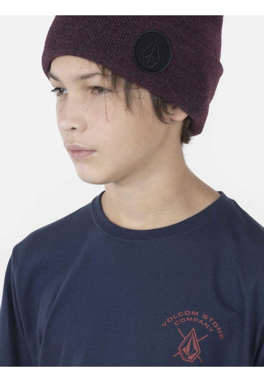 Polera Juvenil BRIGHTEN S/S TEE Y Azul Volcom-2