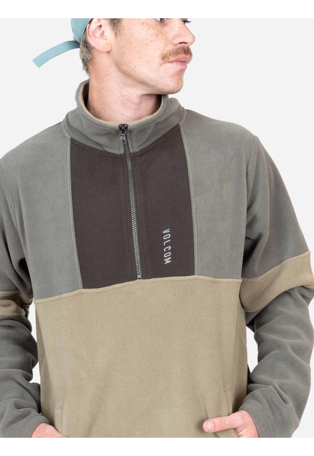 Poleron Nova Verde Hombre Volcom-2
