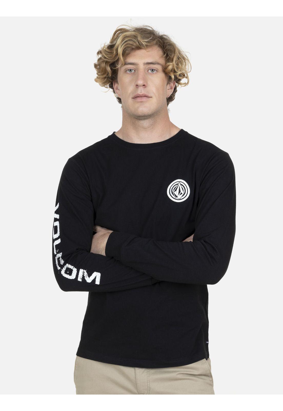 Polera M/L Hombre 7P134-MV22 Negro Volcom-0
