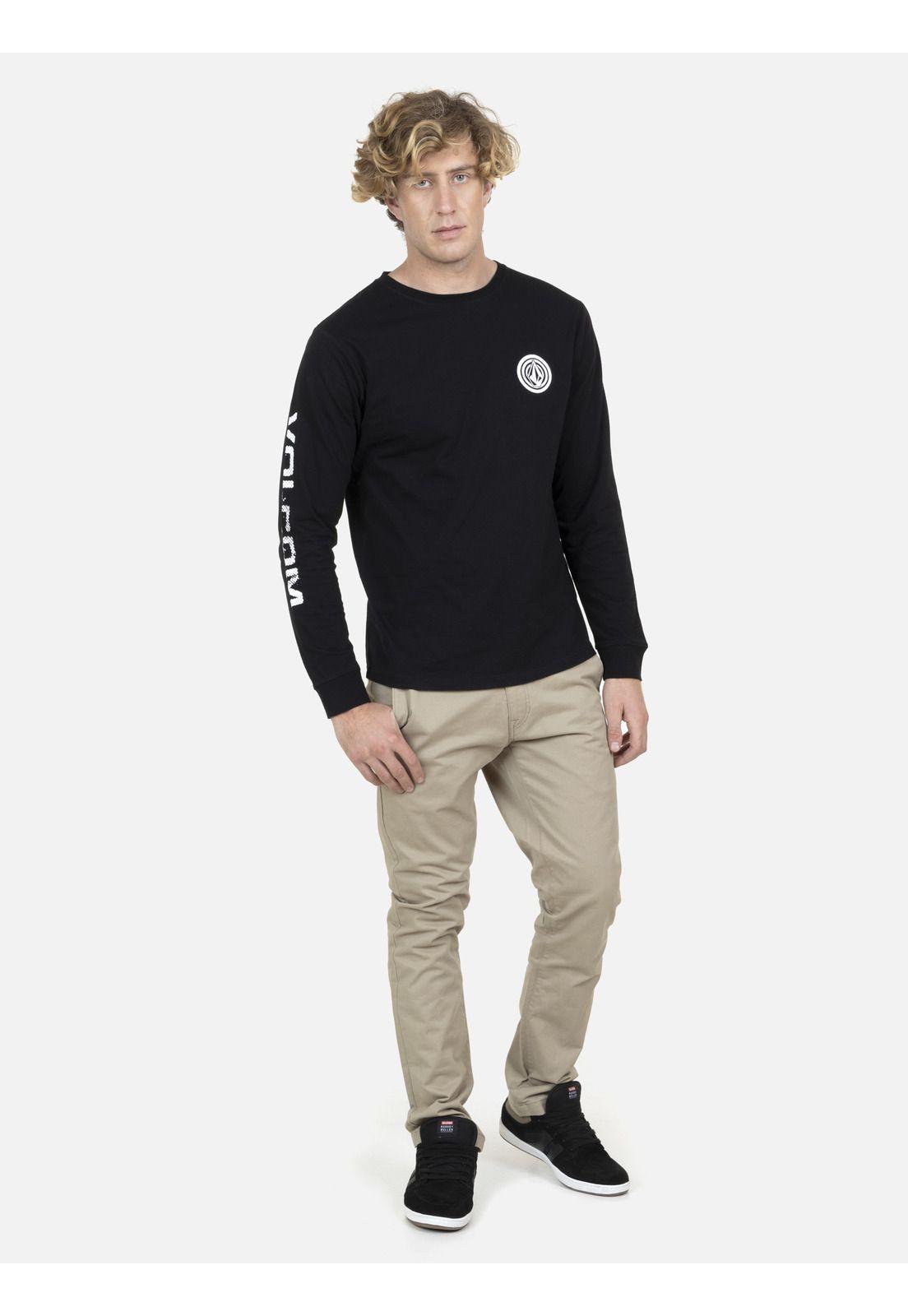 Polera M/L Hombre 7P134-MV22 Negro Volcom-3