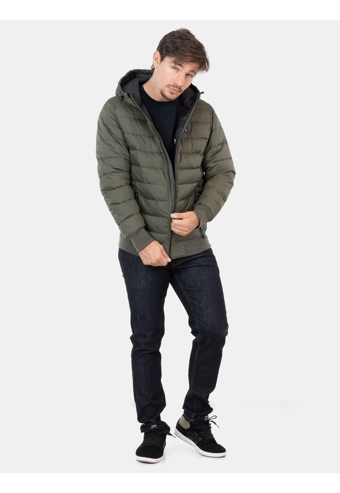 Parka Puffa Kekaha Verde Hombre Rusty-3