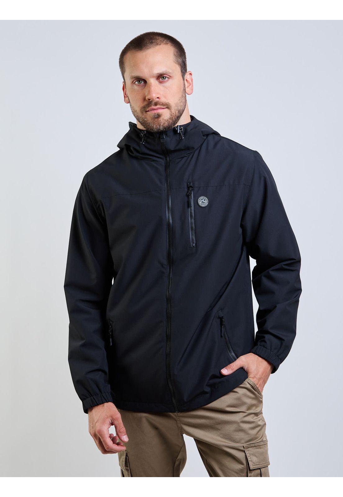 Cortaviento Dark Swell Negro Hombre Rusty-0