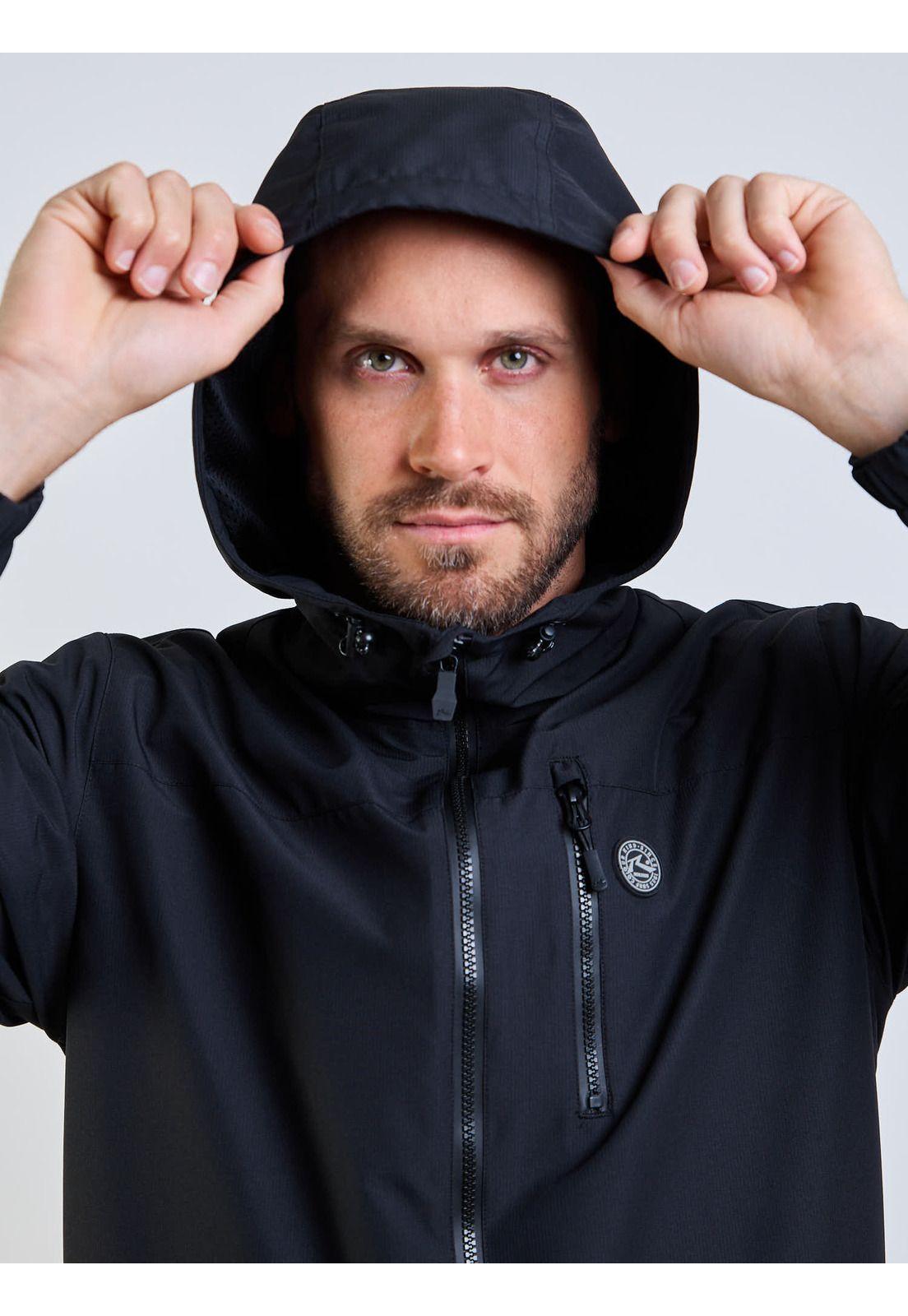 Cortaviento Dark Swell Negro Hombre Rusty-2