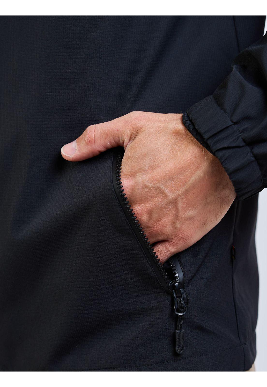 Cortaviento Dark Swell Negro Hombre Rusty-4