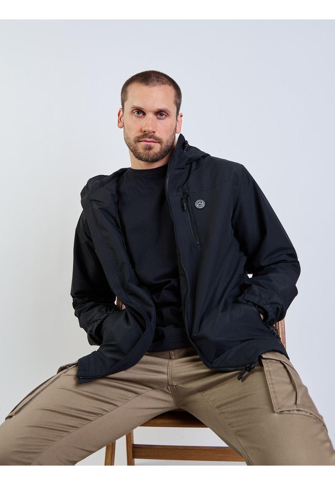 Cortaviento Dark Swell Negro Hombre Rusty-6