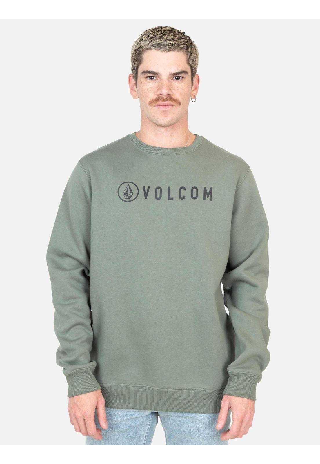 Poleron Rapture Verde Hombre Volcom-0