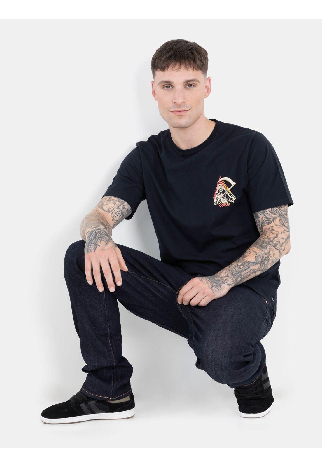 Polera Reaps Ss Tee Negro Hombre Volcom-3