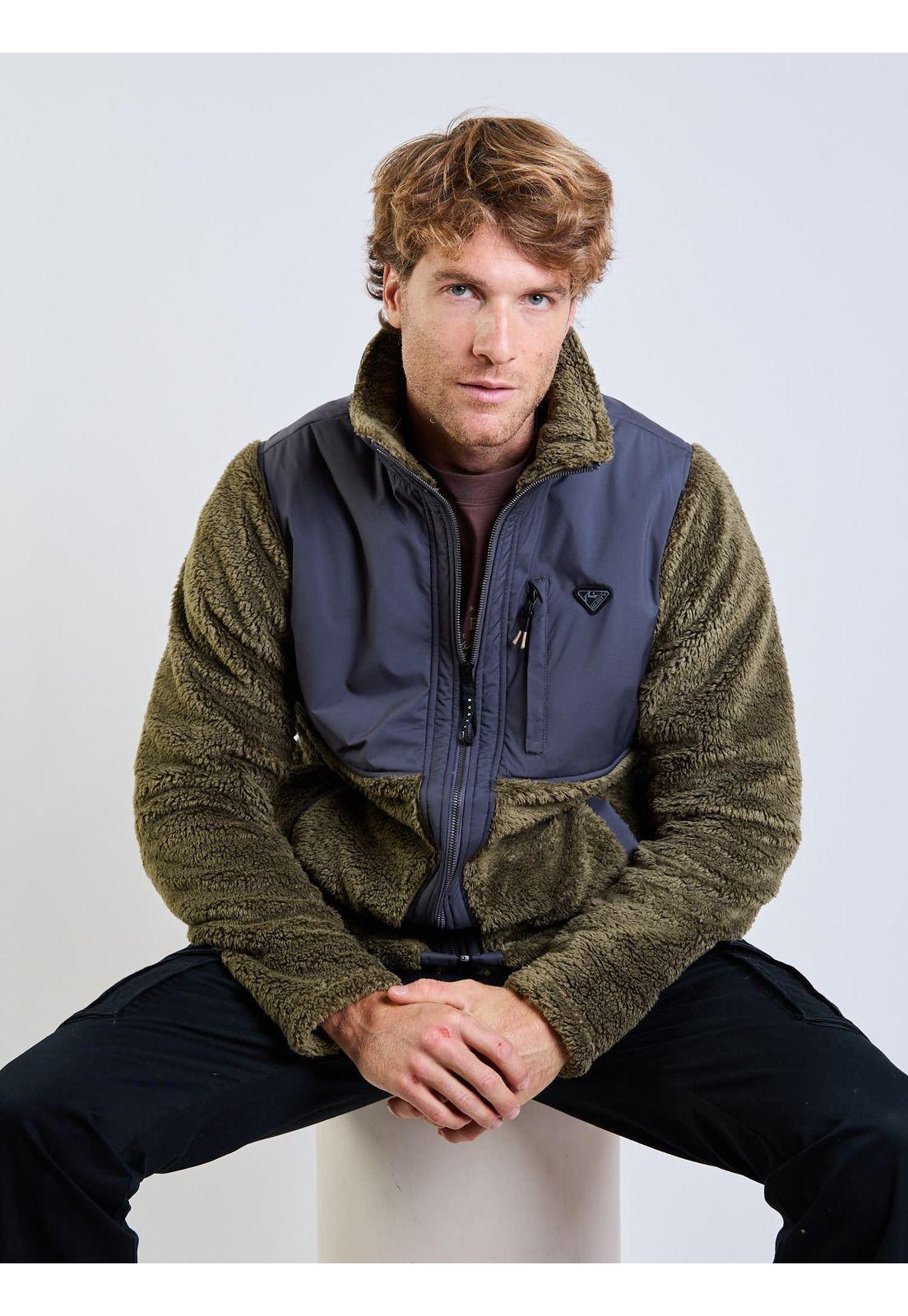 Poleron Chiporro Coreline Verde Hombre Rusty-6