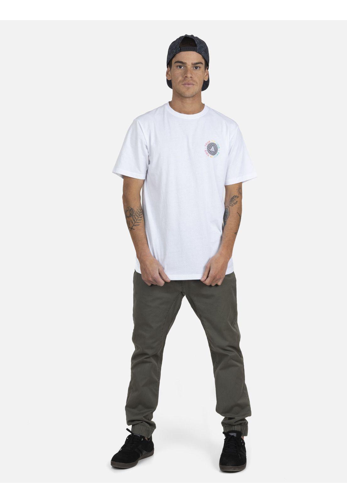 Polera M/C Básica Hombre 7P128-MV22 Blanco Volcom-3