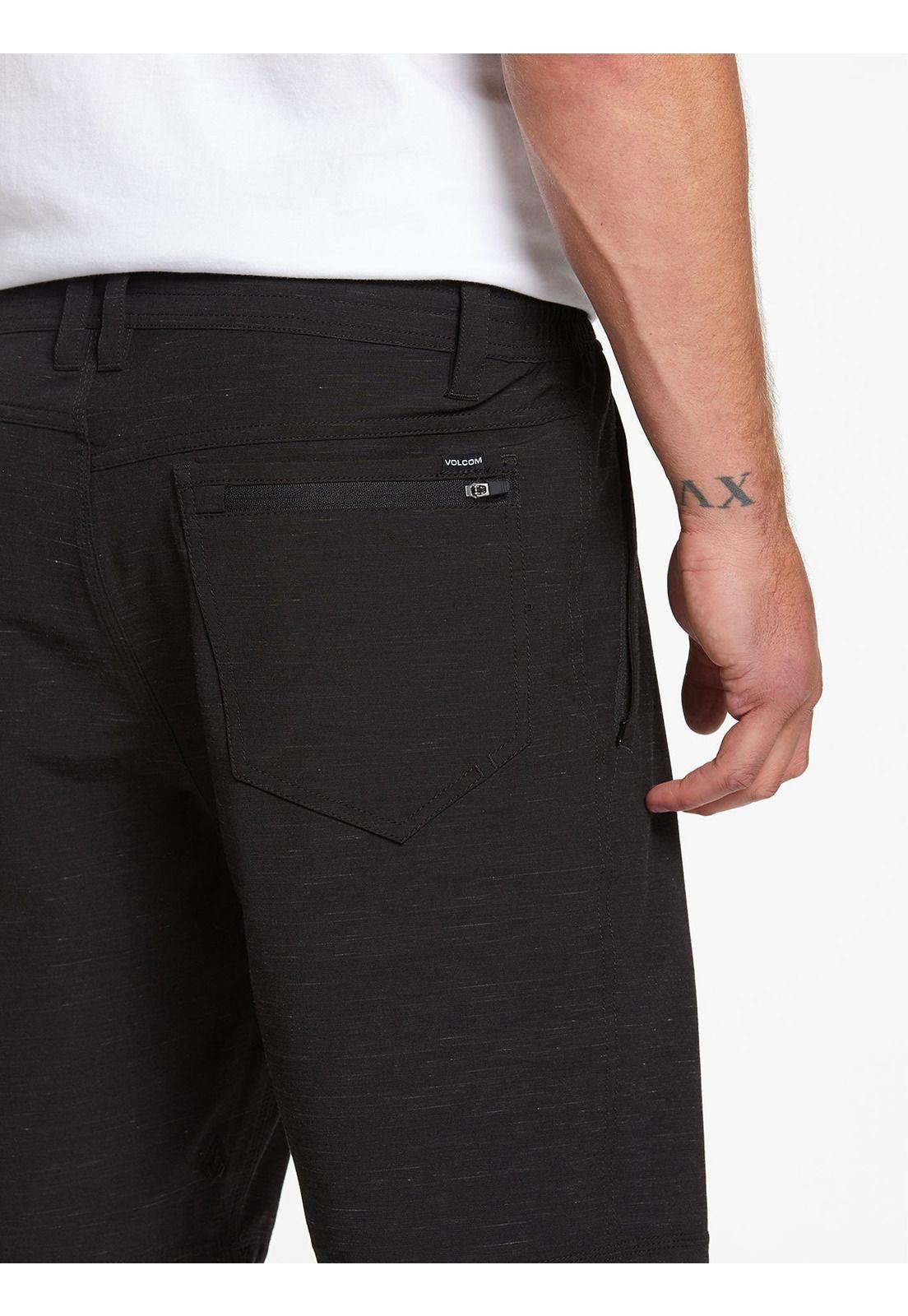 Bermuda Hibrido Hombre 7B144-MV21 Negro Volcom-2