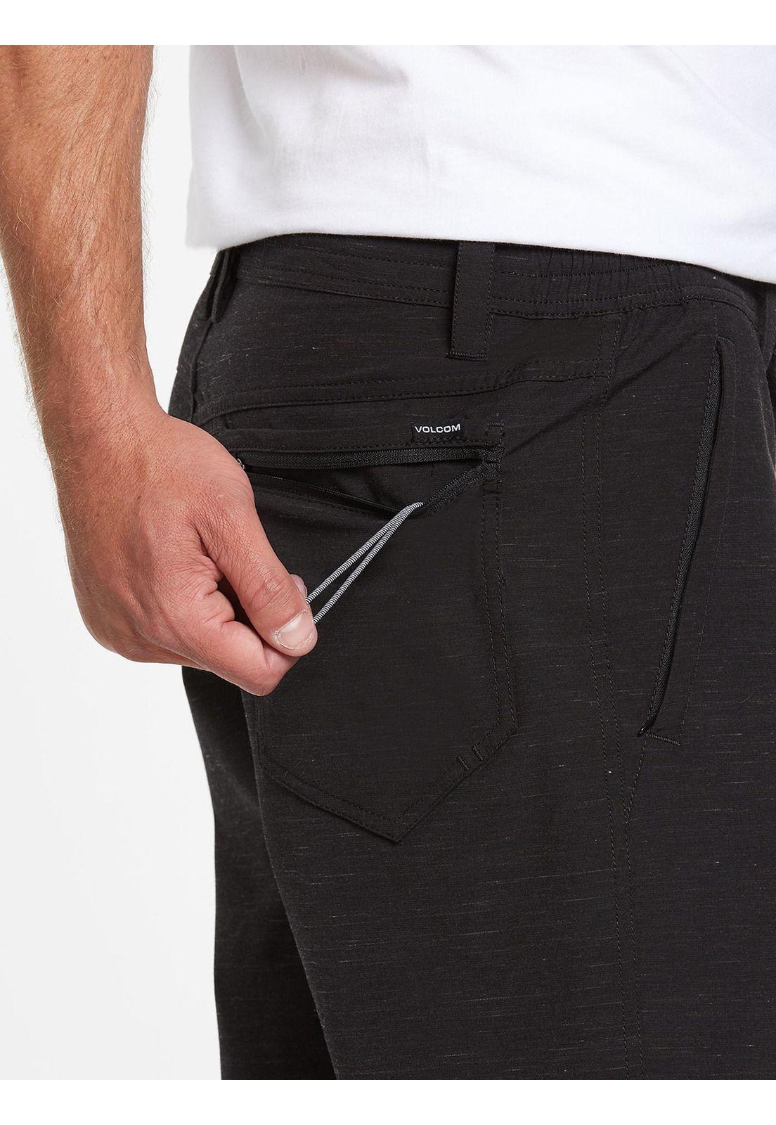 Bermuda Hibrido Hombre 7B144-MV21 Negro Volcom-3