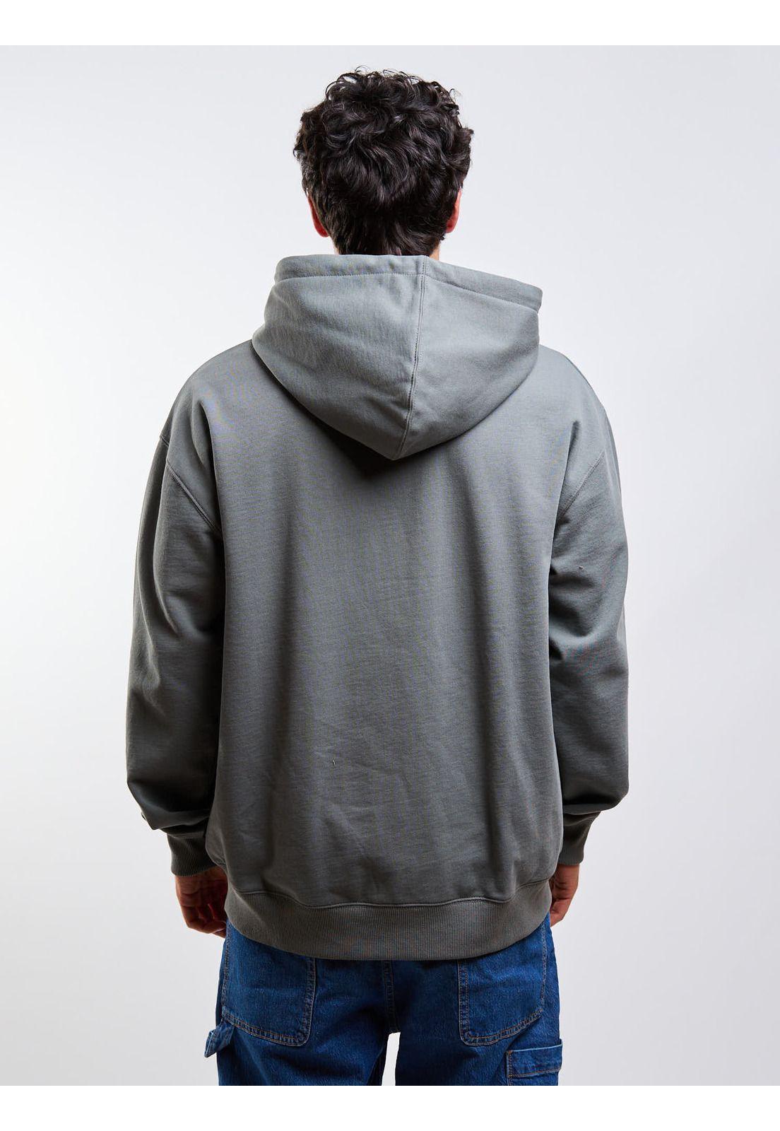 Poleron FZ Tallows Zip Verde Hombre Volcom-4