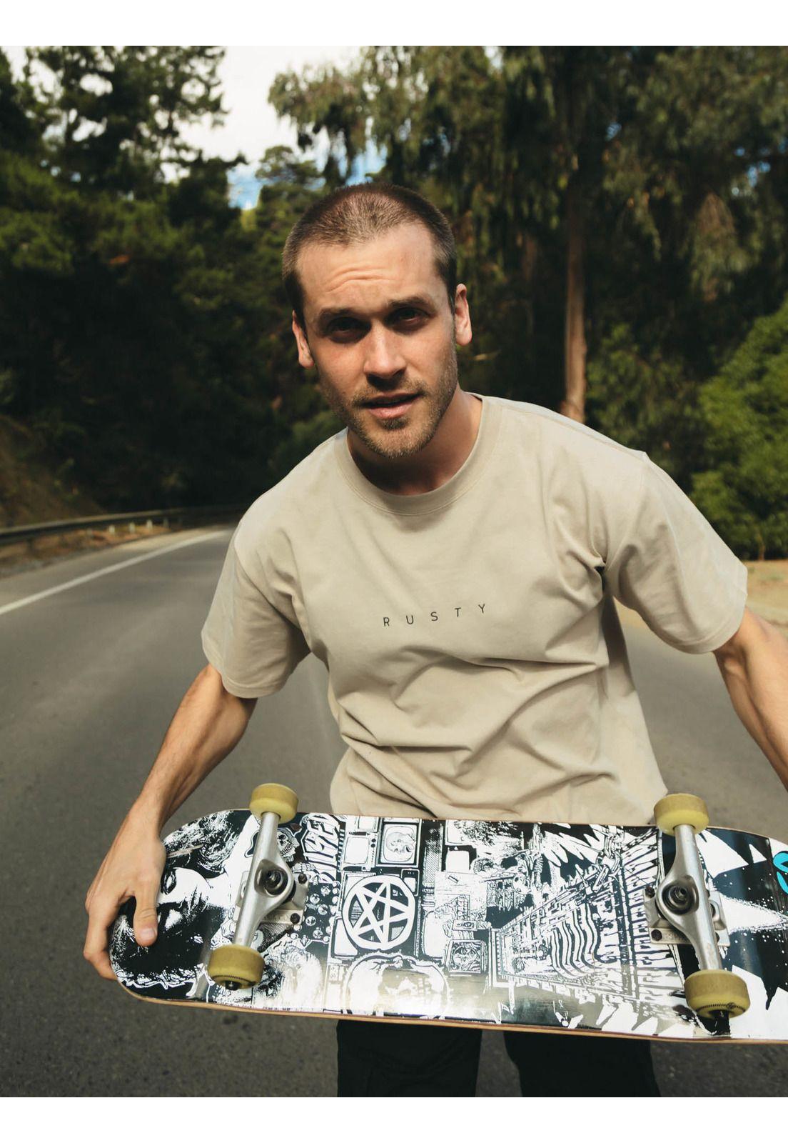 Polera MC Rusty.Txt Beige Hombre Rusty-2