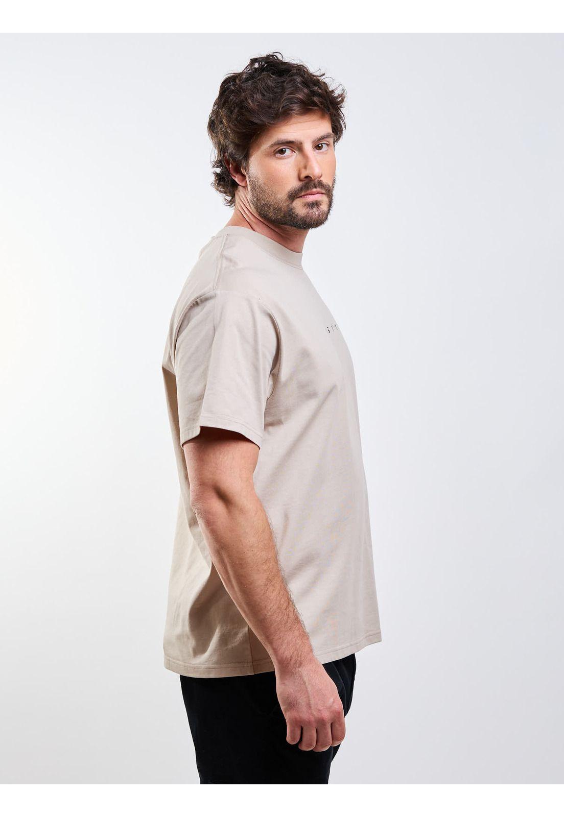 Polera MC Rusty.Txt Beige Hombre Rusty-5